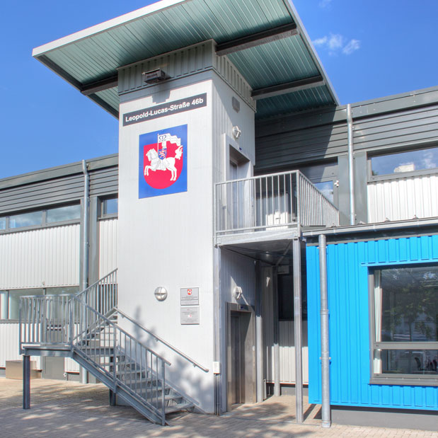 Aufzug Georg Gaßmann Stadion